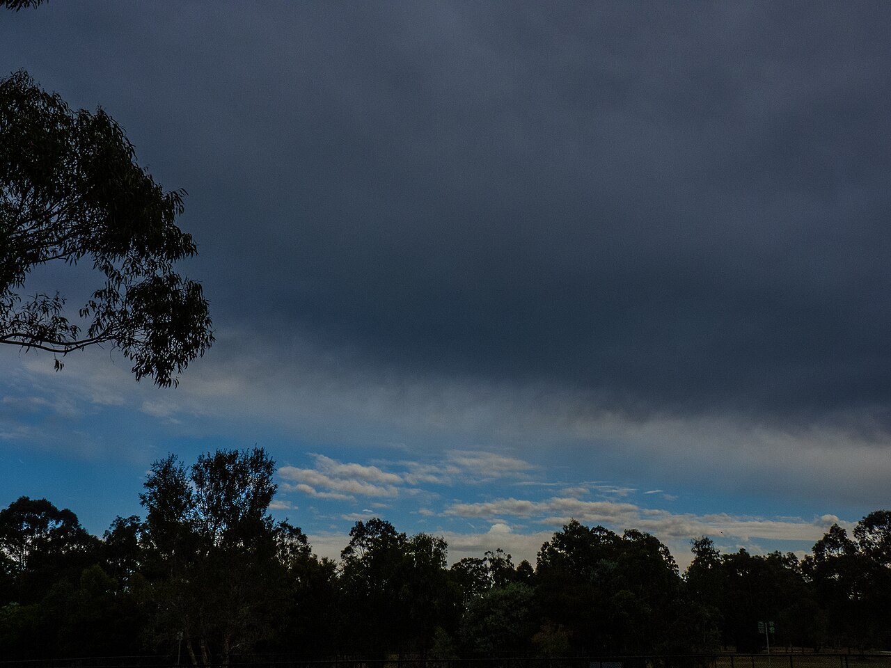 Stratus clearing from the southwest 7th Brigade Park Chermside P1000750.jpg