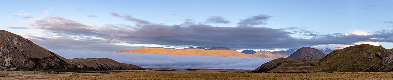 Fog around Lake Heron, Taylor Range, Canterbury, New Zealand.jpg